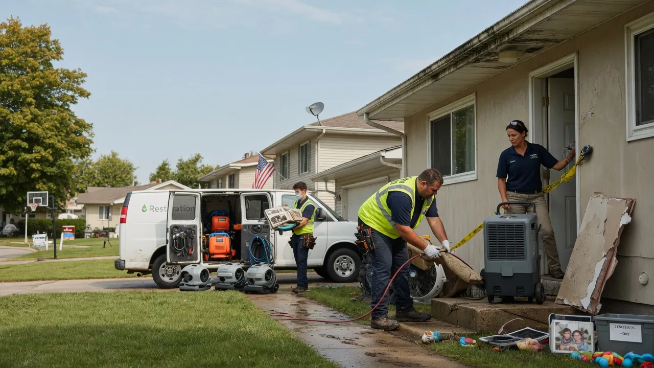 Water Damage Restoration in Delong, IN near me